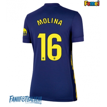 Atletico Madrid Nahuel Molina #16 Tricou Fotbal Replică 2025-26 Femei Deplasare